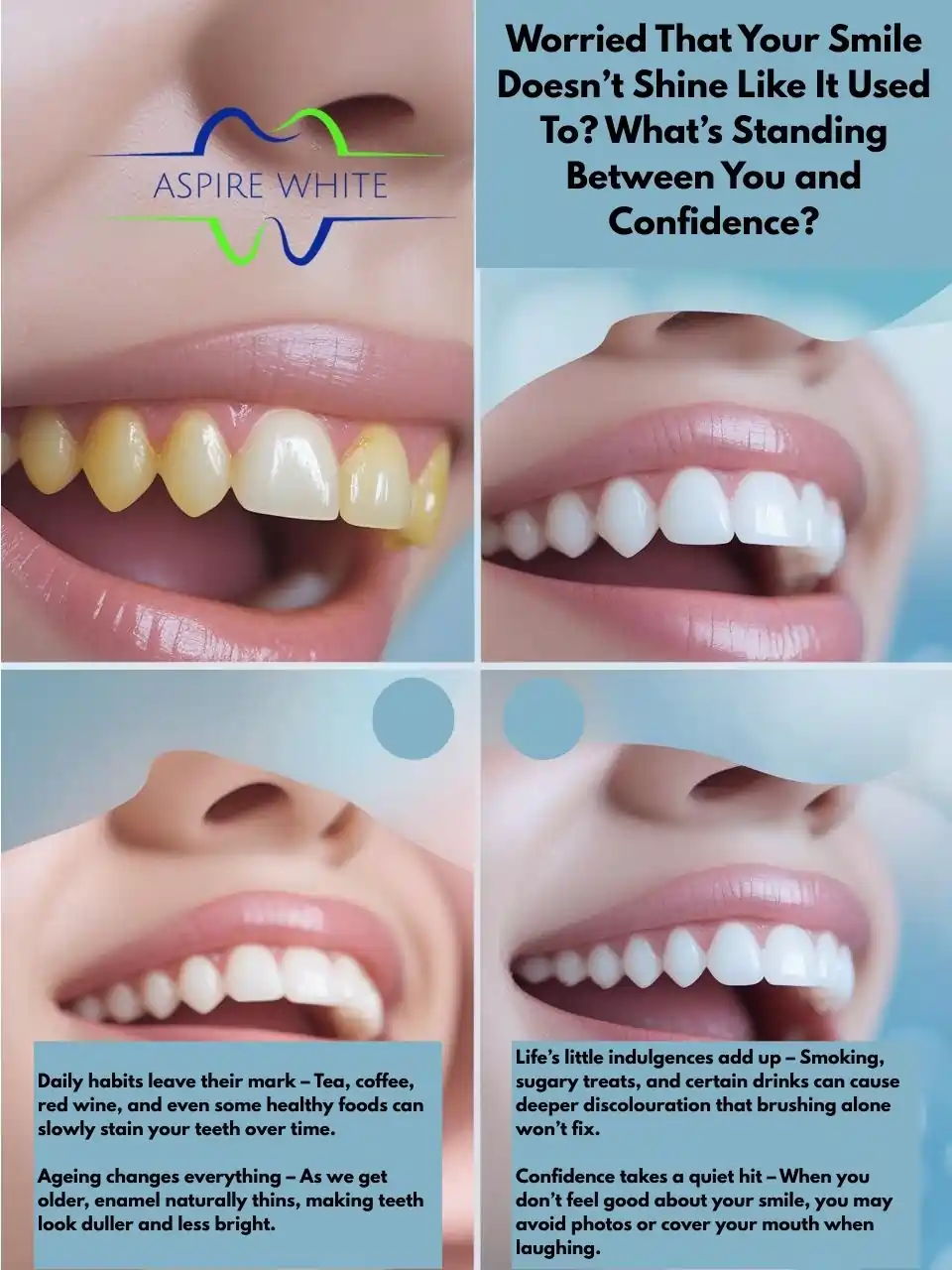 Worried That Your Smile Doesn’t Shine Like It Used To What’s Standing Between You and Confidence Loughborough